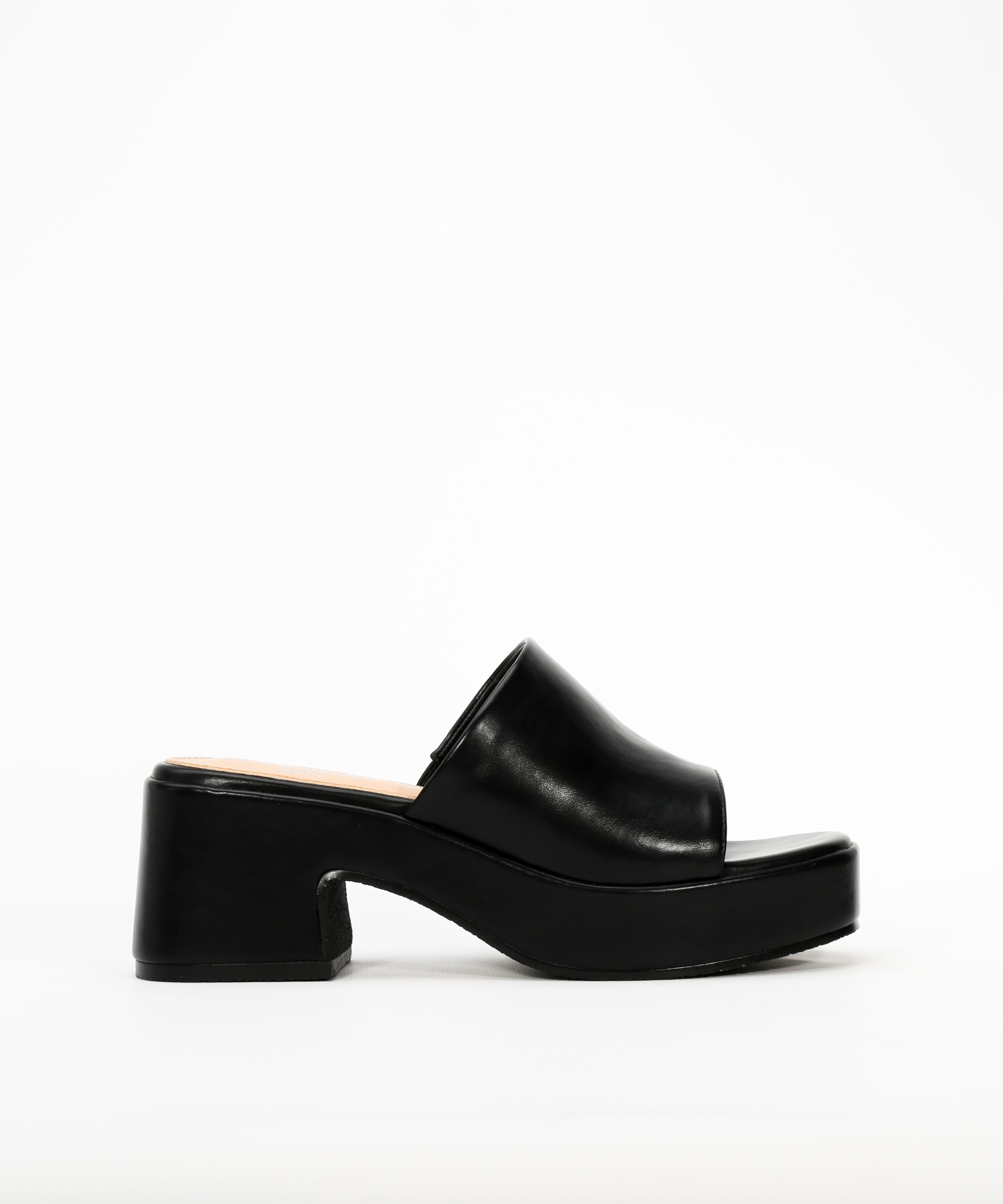 Sandalias mule plataforma